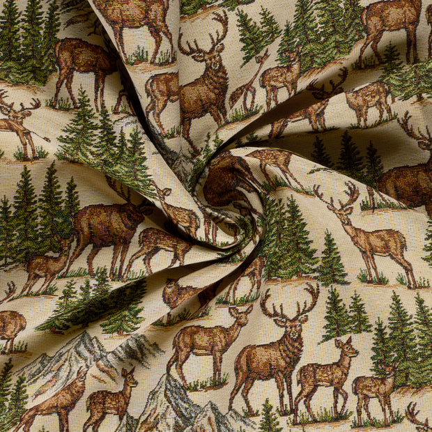 Gobelin stof Beige jacquard 