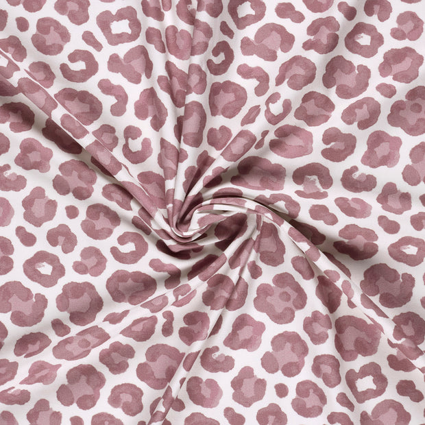 French Terry GOTS organic fabric Lila digital printed 