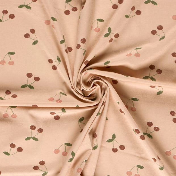 Jersey fabric Pink printed 