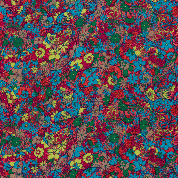 Polyester Bubble tissu Rouge Bordeaux soyeux 