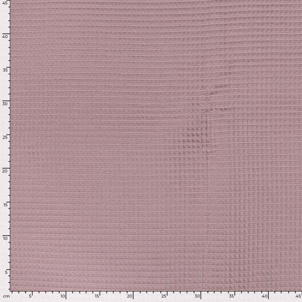 Wafel Piqué stof Effen Nude