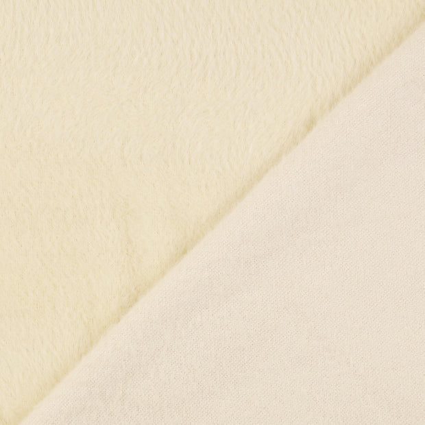 Fake Fur fabric Off White 