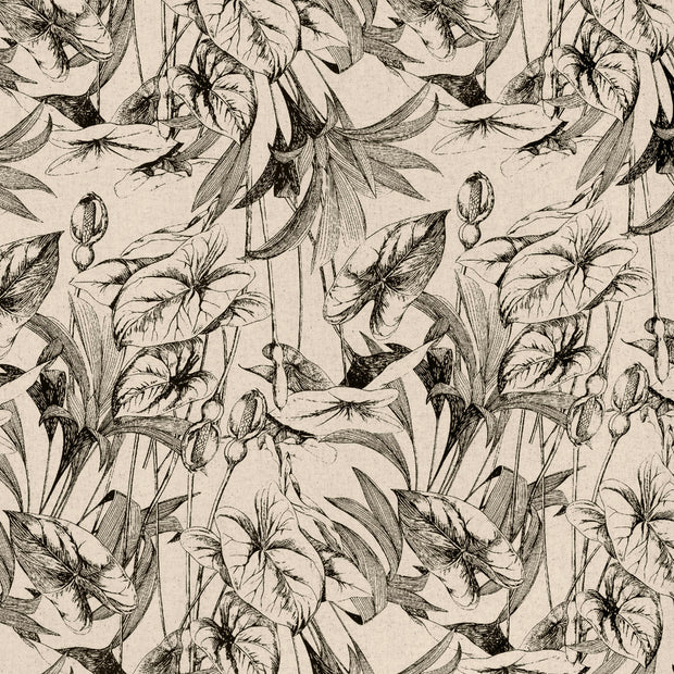 Geweven Viscose Linnen stof Beige mat 