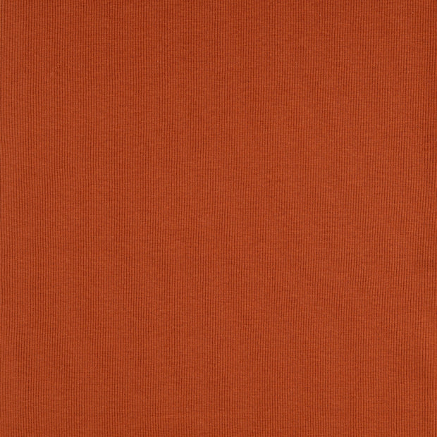 Heavy Knit fabric Brique 