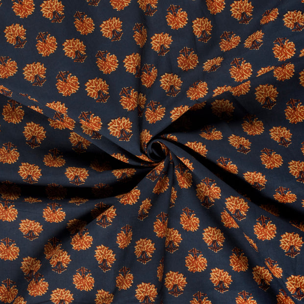 Voile fabric Indigo 