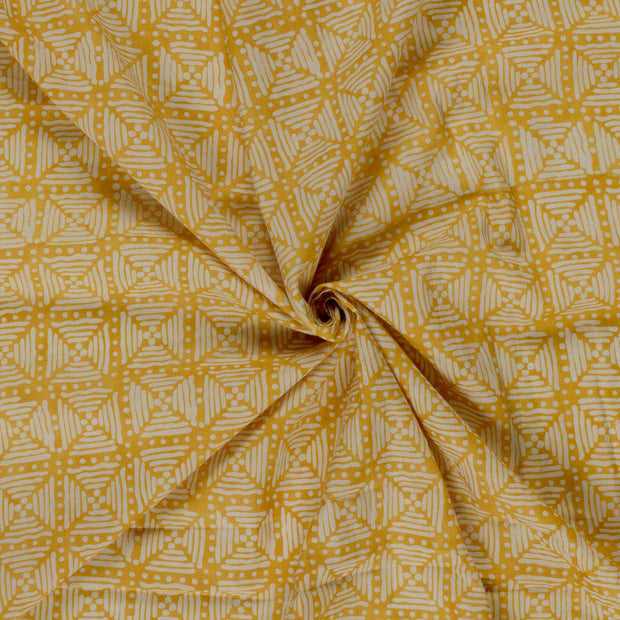 Voile fabric Oker 