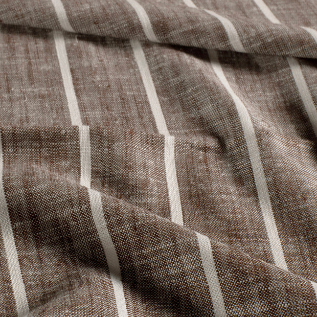  fabric Stripes Dark Brown