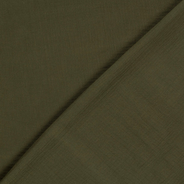 Double gaze tissu Unicolore 