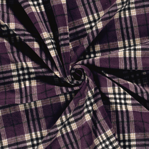 Jacquard fabric Magenta brushed 