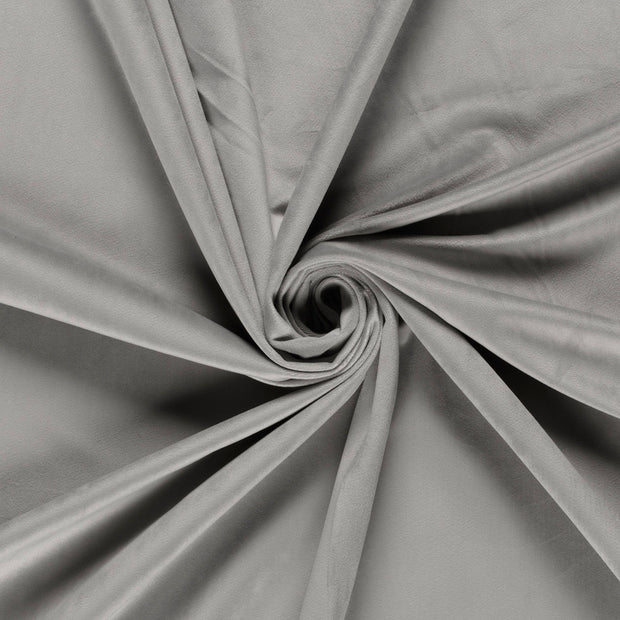 Velvet fabric Light Grey 