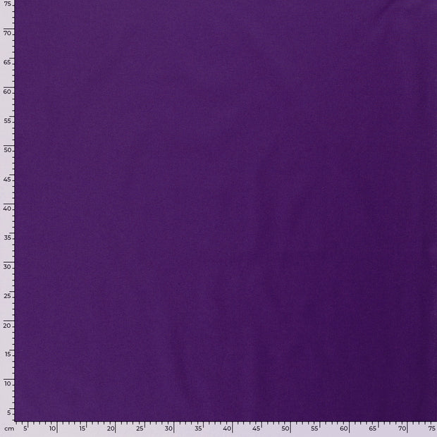 Cretonne fabric Unicolour Aubergine