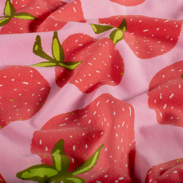 Jerséis tela Fresas Rosa