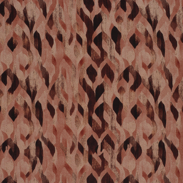 Satin Duchesse fabric Brique slightly shiny 