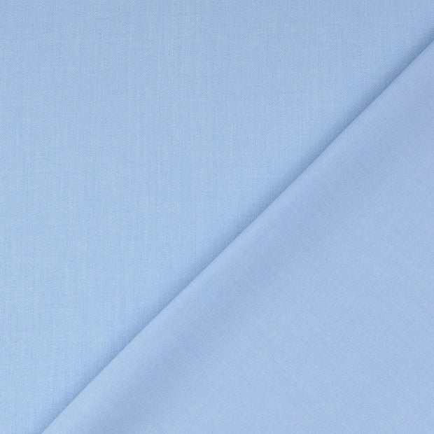 Geweben Polyester fabrik Blau Melange Vintage 