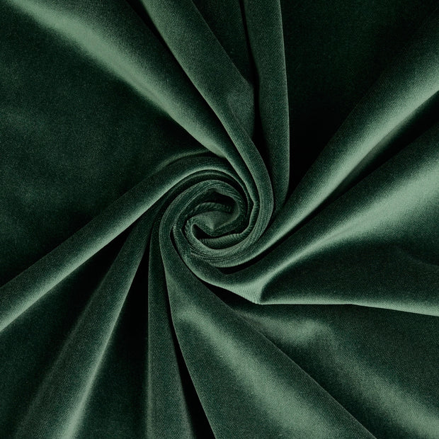 Velours fabric Forest Green 
