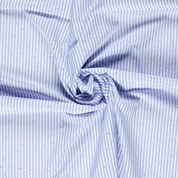 Woven Polyester tela Índigo teñido con hilo 