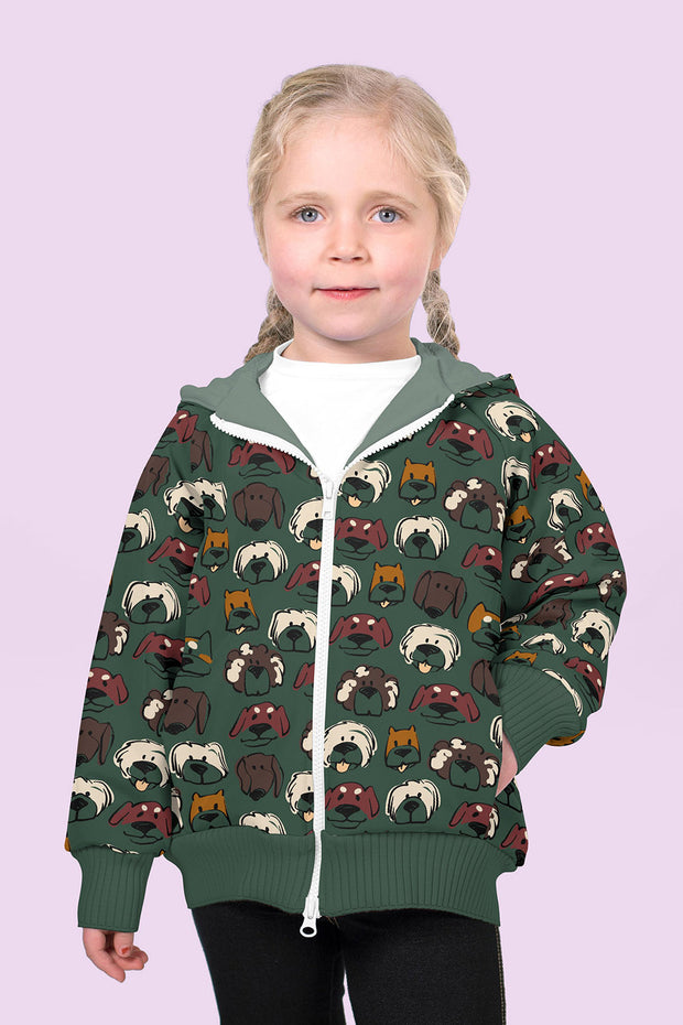 Softshell fabric Dark Green soft 