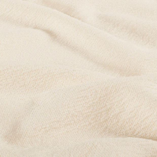 Terry Crepe fabric Unicolour Ivory