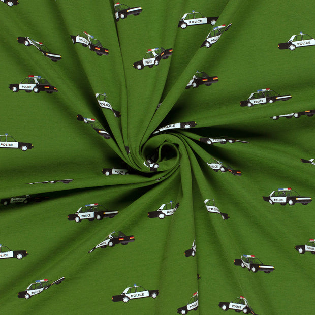 Jerséis tela Verde caqui estampado 