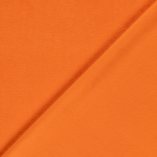 Polaire tissu Unicolore brossé 