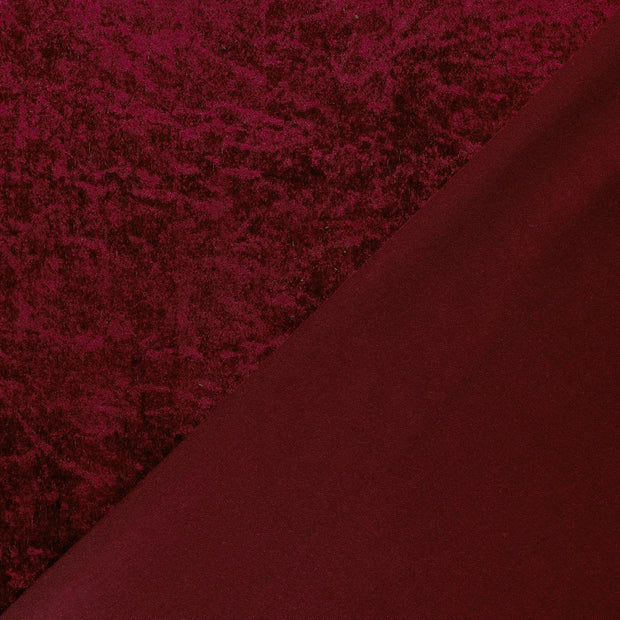 Velours fabrik Uni crushed 
