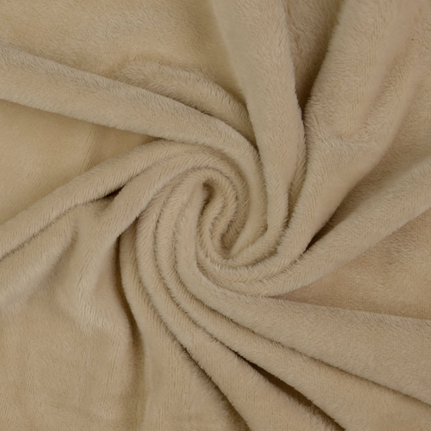 Alphen Fleece stof Nude 