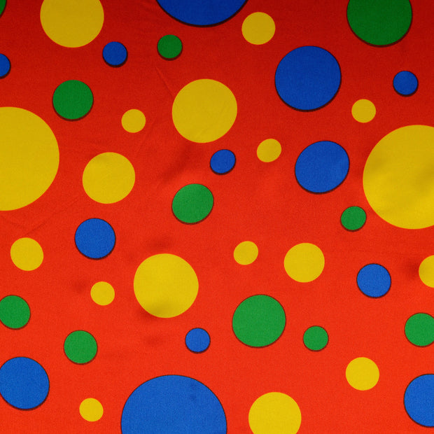 Satin fabric Multicolor 