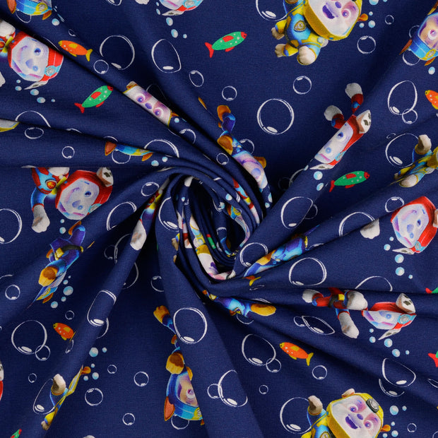 Jersey stof Babyblauw 