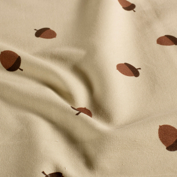 French Terry fabrik Natur Beige