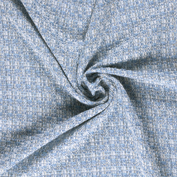 Bouclé fabric Indigo yarn dyed 