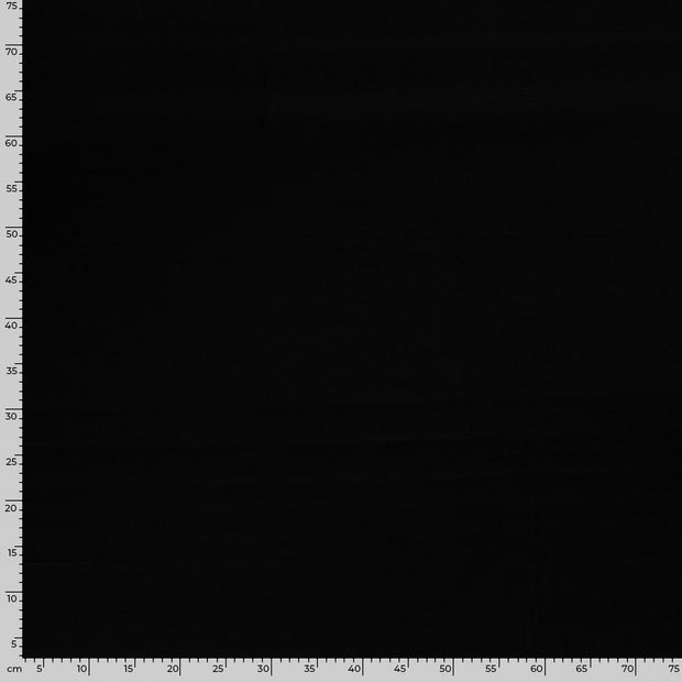 Viscose Satin fabrik Uni Schwarz