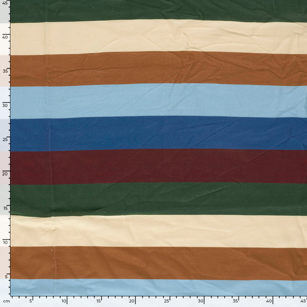 French Terry fabric Stripes Oker