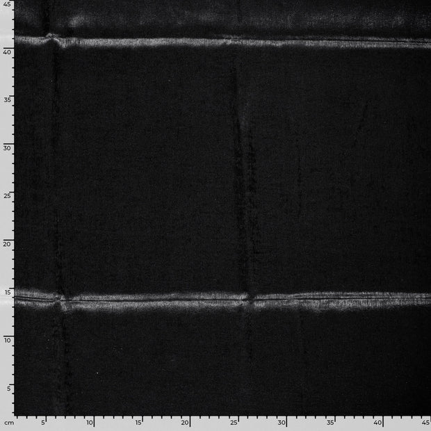Satin fabric Unicolour Black