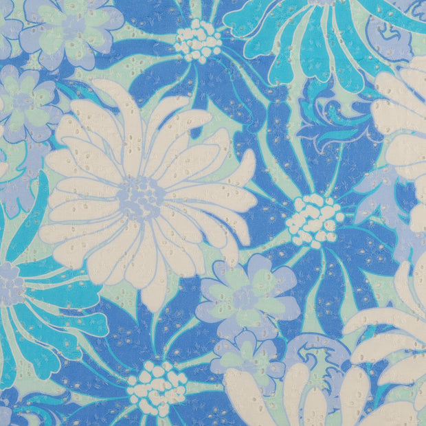  tissu fleurs Multicolore
