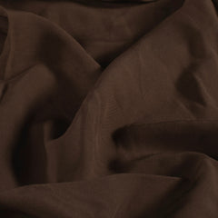 Viscose Poplin Unicolour Brown