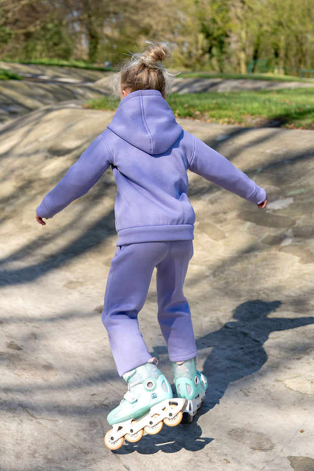 Jogging fabric Unicolour Lila