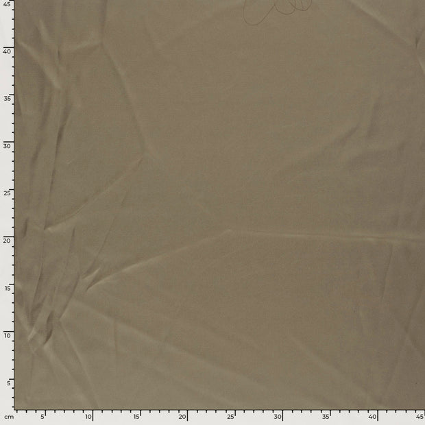 Satin fabrik Uni Taupe
