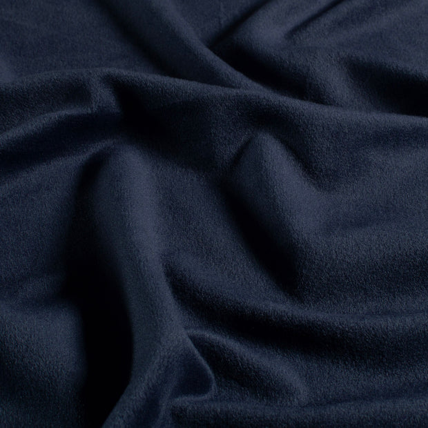 Supersoft Velvet tissu Unicolore Bleu Marine