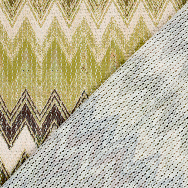 Plissé fabric Stripes digital printed 