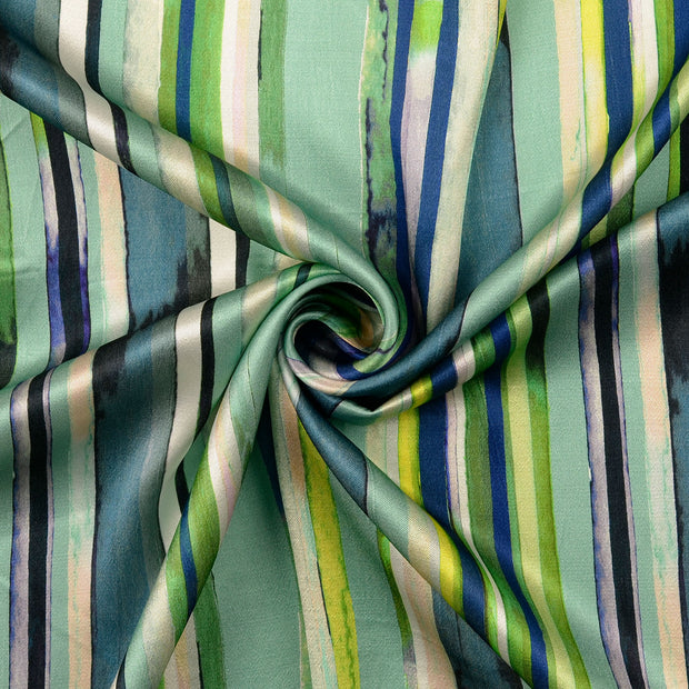 Viscose Satin tissu Vert 