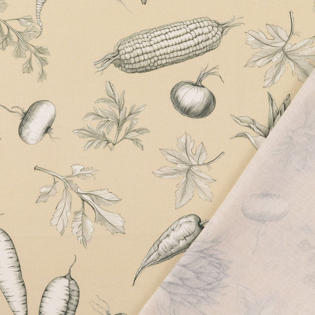 Cretonne stof Beige 