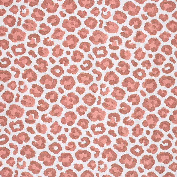 French Terry GOTS organic fabric Old Pink matte 
