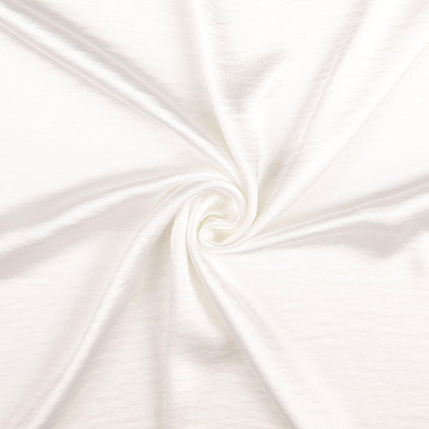 Satin fabric White 