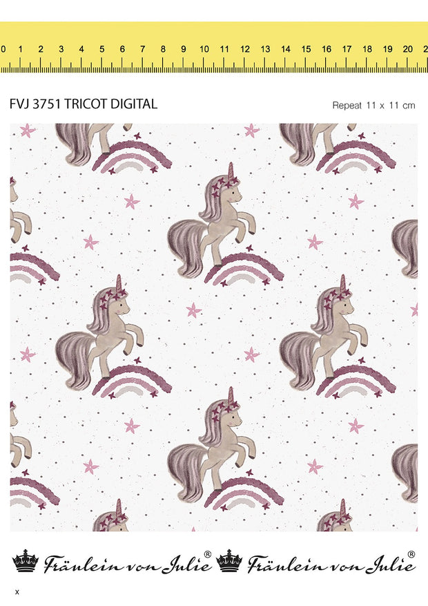 Cotton Jersey fabric Abstract 