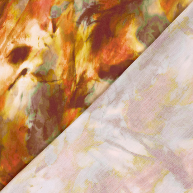Viscosa Poplin tela Abstracto estampado 