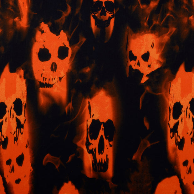 Polyester Jersey fabrik Halloween Orange