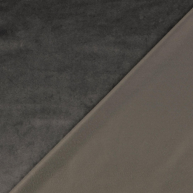 Velours fabric Grey 