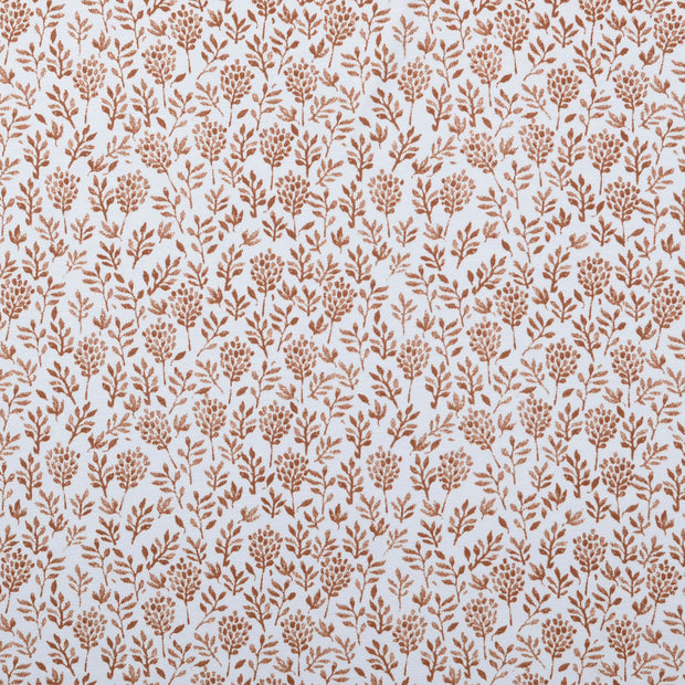 Jersey fabric Flowers Sky Blue