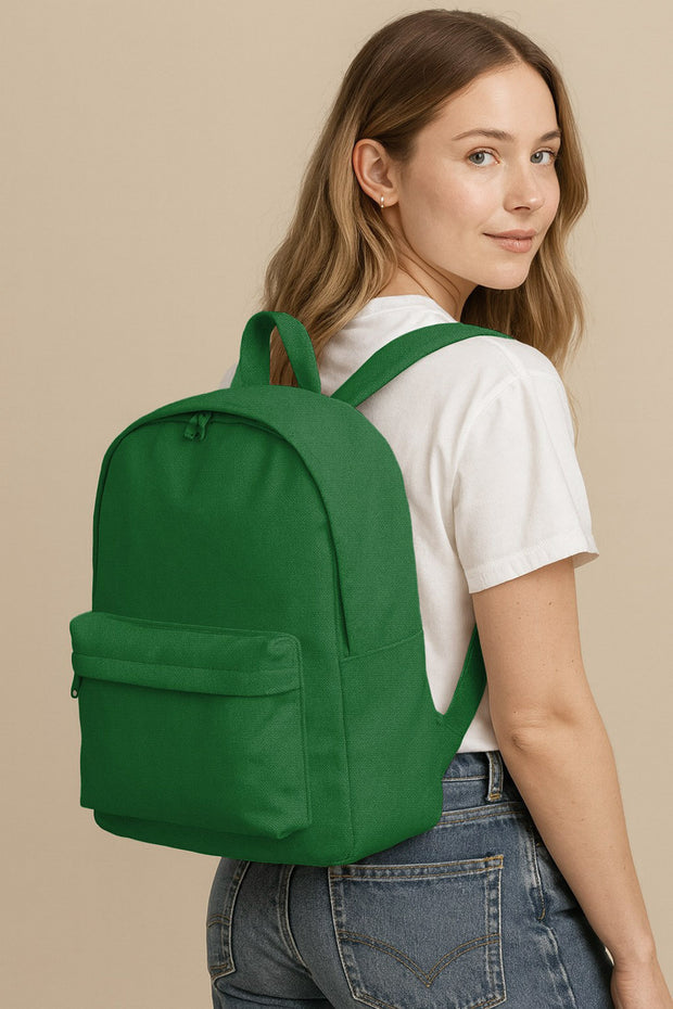 Canvas fabric Unicolour Forest Green