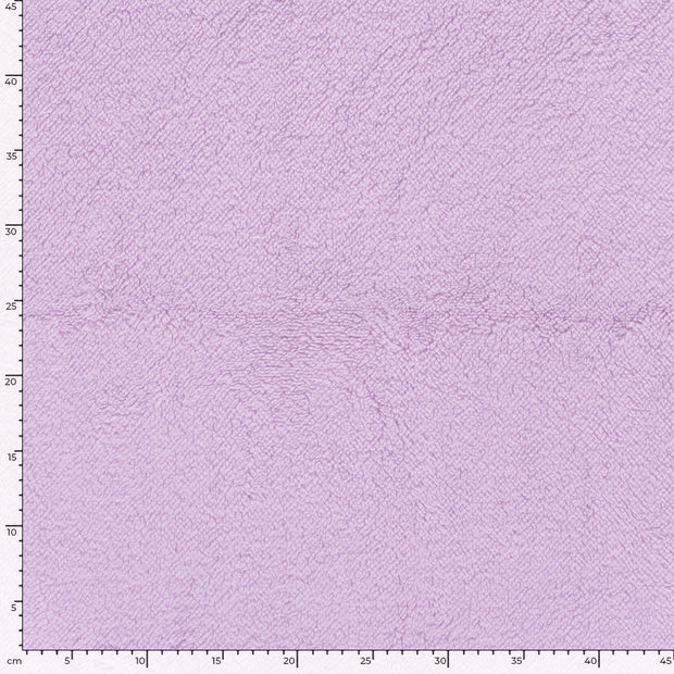 Sherpa Fleece fabrik Uni Lila